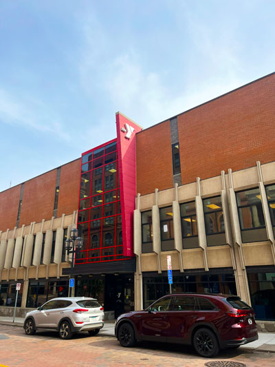 YMCA building on First Street